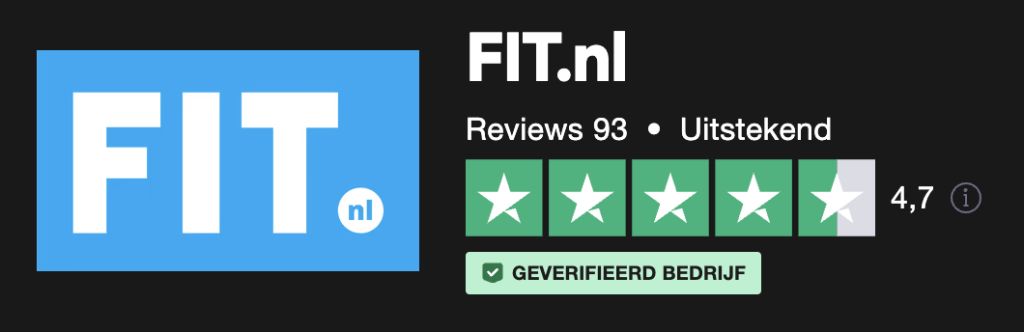 Trustpilot fit.nl + logo