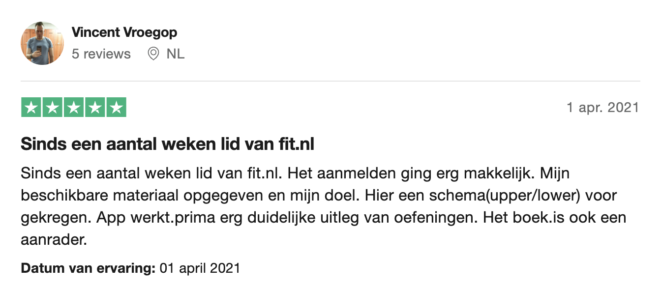 Vincent review FIT.nl